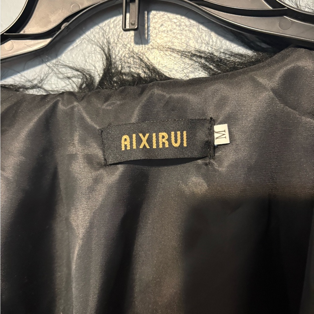 Elegant Black Faux Fur Teddy Coat - Picture 2 of 12